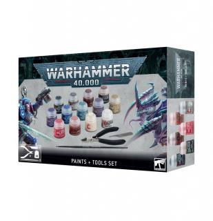 Games Workshop Warhammer 40,000 — Paints + Tools Set