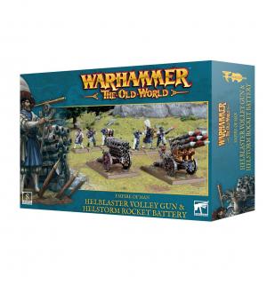 Games Workshop Warhammer: The Old World — Empire of Man Helblaster Volley Gun & Helstorm Rocket Battery