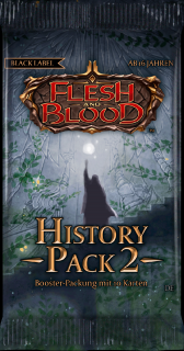 Legend Story Studios Flesh and Blood TCG — History Pack 2 Black Label Booster (DE)
