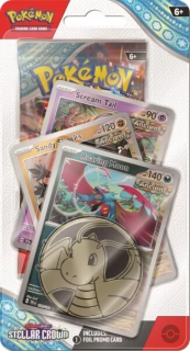 Nintendo Pokémon Scarlet & Violet: Stellar Crown— Premium Checklane Blister — Roaring Moon