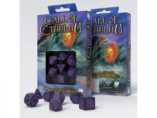 Q-Workshop Sada Call of Cthulhu kostek (7 kostek) Barva: Orient Express