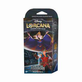 Ravensburger Disney Lorcana — Rise of the Floodborn Amber & Sapphire Starter Deck