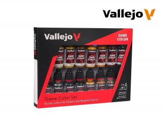 Vallejo — Game Color 16 Color set - Leather & Metal