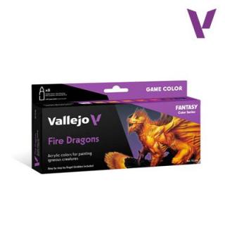 Vallejo — Game Color 8 Color set - Fire Dragons