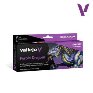 Vallejo — Game Color 8 Color set - Purple Dragons
