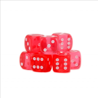 Warlord Games Dice - D6 (8 kusů) Barva: Červená