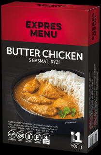 KM Butter chicken s basmati rýží  1 PORCE