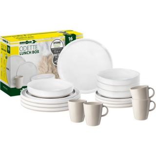 Set nádobí Brunner Odette 6v1 bílé (16ks)