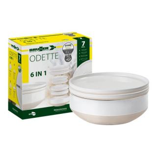 Set nádobí Brunner Odette 6v1 bílé (7ks)