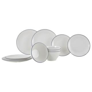Set nádobí Gimex Linea Line modrá (12 ks)