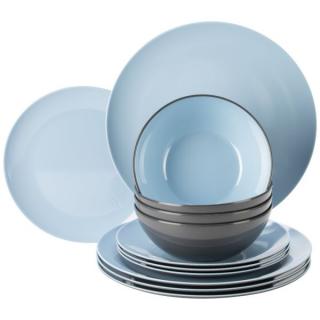 Set nádobí Gimex Vivid Line modrá (12 ks)