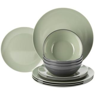 Set nádobí Gimex Vivid Line zelená (12 ks)