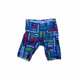 JAMMERS s potiskem log BORN TO SWIM® - Tmavě modrá Barva: Tmavě modrá, Velikost: L