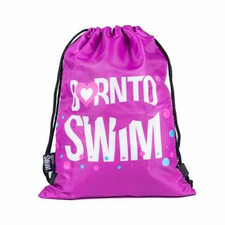 Lehký sportovní vak BornToSwim® Swimbag - Fialová bublina Barva: Fialová bublina