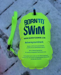 Plavecká bójka NEON BornToSwim® - Zelená Barva: Zelená, Velikost: 28x49 cm