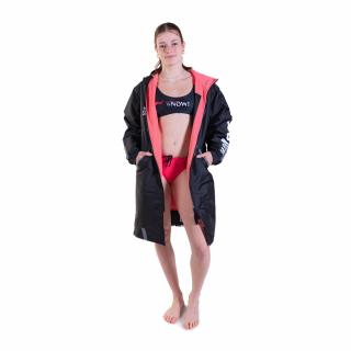 Plavecká parka GEN-X - Černo/růžová Barva: Černo/růžová, Velikost: S