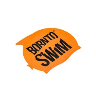 Plavecká silikonová čepice Dětská BornToSwim® ORANŽOVÁ Barva: Oranžová, Velikost: 22