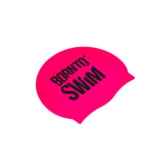 Plavecká silikonová čepice Dětská BornToSwim® RŮŽOVÁ Barva: Růžová, Velikost: 22