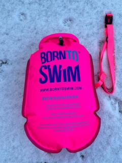 Plovák a vak NEON BornToSwim® - Růžová Barva: Růžová, Velikost: 64x30 cm