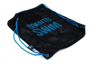Velký stahovací vak BornToSwim® MESH BAG - Černo/modrá Barva: Černá/modrá