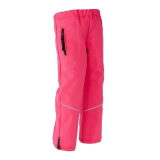 ADELLINO Softshellové kalhoty Adellino podšité fleece RŮŽOVÁ - 110