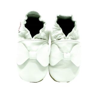 FIORINO Dětské capáčky Fiorino BOW WHITE - 21/22