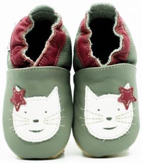 FIORINO Dětské capáčky Fiorino CAT ON GREY - 21/22