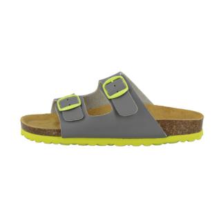 LICO Pantofle LICO BIO 560596 grau/lemon - 38
