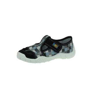 PEON Dětské přezůvky Peon MI/018 DK kostka - 30