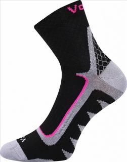 VOXX Ponožky Voxx KRYPTOX černá-magenta - 39-42
