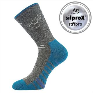 VOXX Ponožky Voxx VIRGO tmavě šedá melé II - 39-42