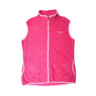 WOLF Dětská fleece vesta Wolf B2343 růžová - 128