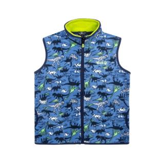 WOLF Dětská fleece vesta Wolf B2346 dino sv.modrá - 140