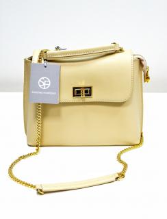 Dámská kabelka Sandro Ferrone Tokio Beige