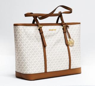 Michael Kors dámská kabelka 35T0GTVT3V JET SET TRAVEL VANILLA LG TZ SHLDR/TOTE