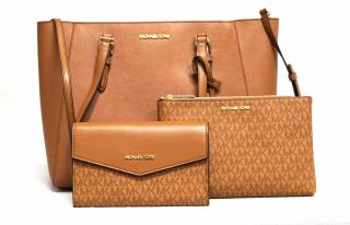 Michael Kors dámská kabelka CHARLOTTE 35R3GCFT3T LUGGAGE LG 3IN1 TOTE LEATHER