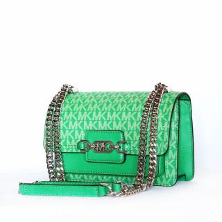 Michael Kors dámská kabelka crossbody HEATHER 32S2S7HC0V PALM GREEN XS XBODY