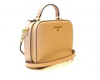 Michael Kors dámská kabelka CROSSBODY JET SET CHARM 32S2GT9C2L MD TX XBODY SOFT PINK LEATHER