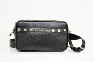 Michael Kors dámská kabelka CROSSBODY KENLY 35F9SY9C5L CAMERA BLACK LEATHER