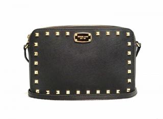 Michael Kors dámská kabelka crossbody Sandrine Stud - 35T7GD1C3L - Black