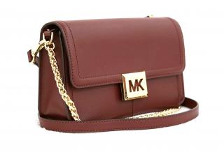 Michael Kors dámská kabelka crossbody SONIA 35F1G6SL3L MERLOT MD EW SHLDR LEATHER