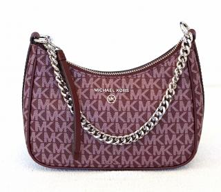 Michael Kors dámská kabelka JET SET CHARM 32S2ST9C1V MERLOT SM CHAIN POUCHETTE