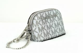 Michael Kors dámské Pouzdro GIFTABLES 35H1SGFK3M SILVER COIN POUCH KEY FOB