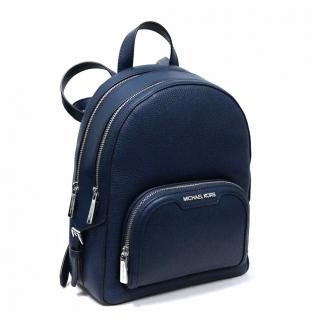 Michael Kors dámský batoh JAYCEE 35S2S8TB2L NAVY MD ZIP PKT BACKPACK LEATHER