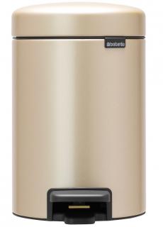 Pedálový koš NewIcon 3L champagne