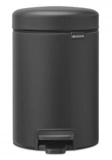 Pedálový koš NewIcon 3L minerální tmavě šedá