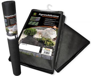 Netkaná mulčovací textilie černá BRADAS  1,6x100m, 50g/m²