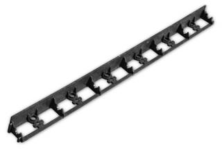 Plastový obrubník BRADAS - skrytá zahradní obruba černá 78/1025 mm