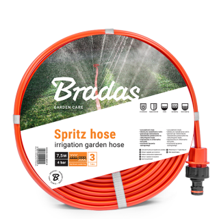 Zavlažovací hadice 15m, oranžová SPRITZ HOSE BR-WSH15 Bradas