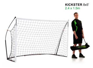 Fotbalová branka Kickster Academy 2400 (Skládací přenosná branka 243 x 152 cm)